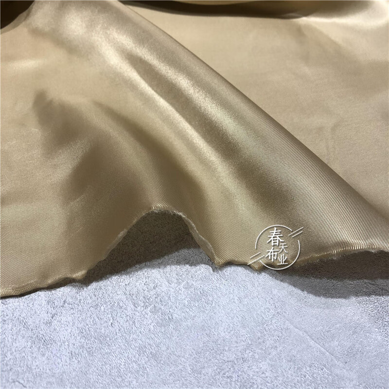布料 宾霸里布纯棉高密里衬面料连衣裙西装内衬里子布料轻奢 宝蓝一米