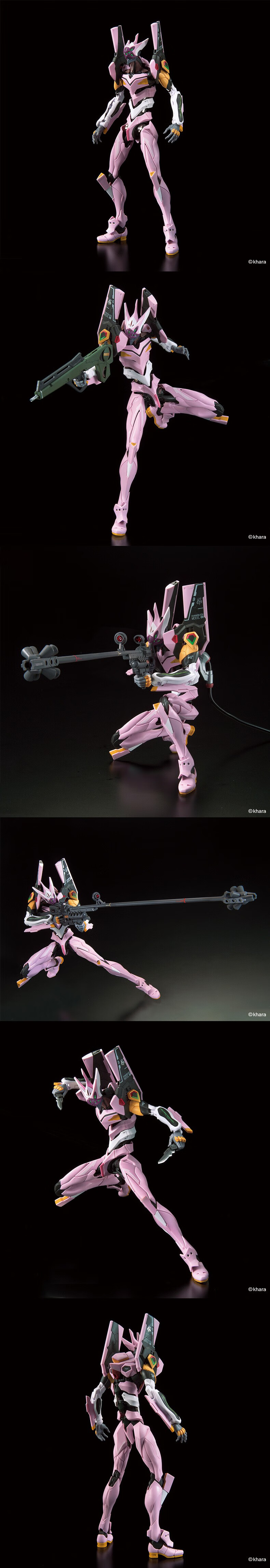 eva 8号机 八号机a真希波真波希拼装模型 rg eva 8号机a (wille涂装)