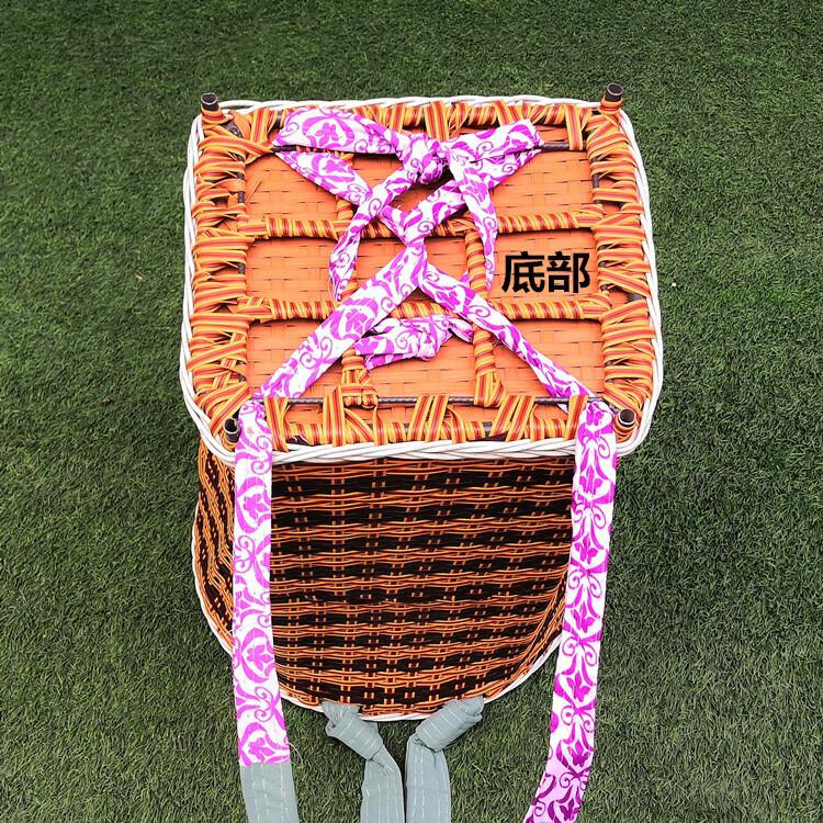 四川兰沟村竹编 背篓儿童竹编背婴儿背小孩背娃娃背娃儿背篓幼儿四川