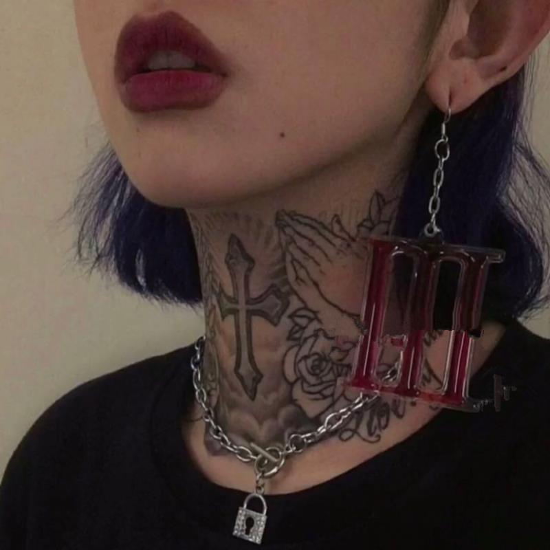 夕薇美果汁男女网架祈祷脖子纹身贴防水男女欧美黑白个性 果汁祈祷之