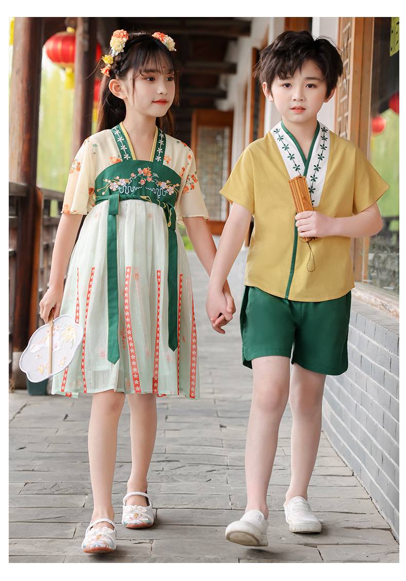 六一儿童节男女舞蹈服装六一儿童节演出服幼儿园古装汉服表演服小学生