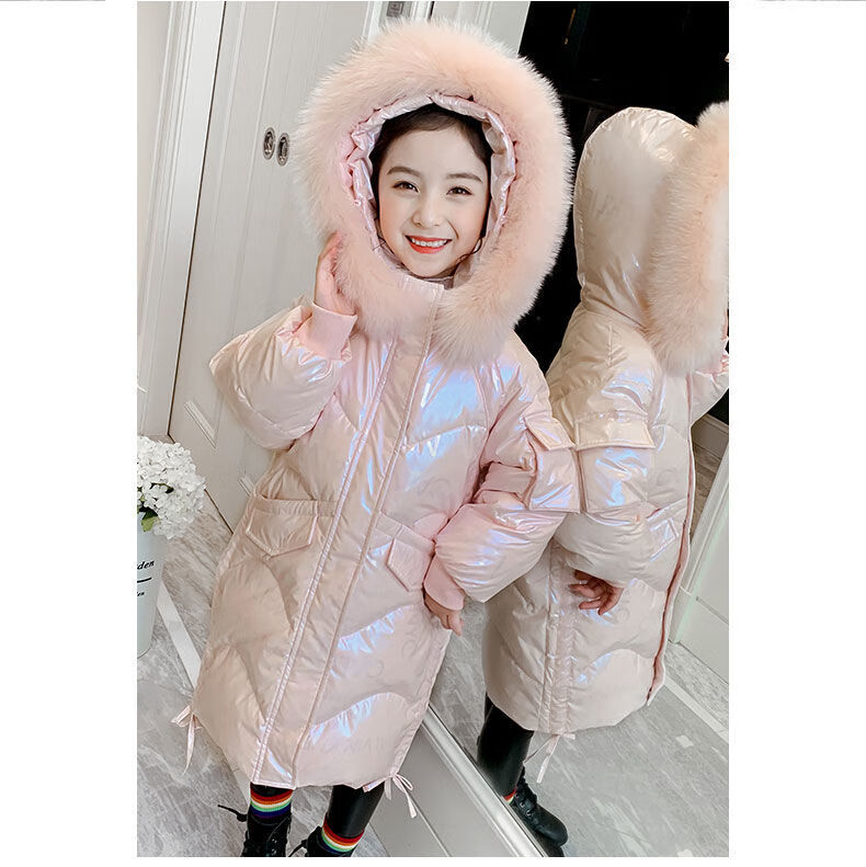 女童棉服2022冬季新适合3-15岁小孩子小女孩穿的韩版中长款加厚棉外套