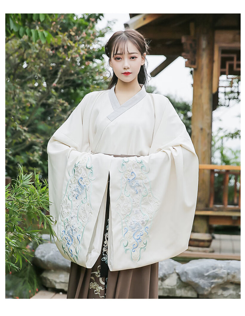 汉服男装古装长袍全套情侣云山流水原创汉服男魏晋风汉