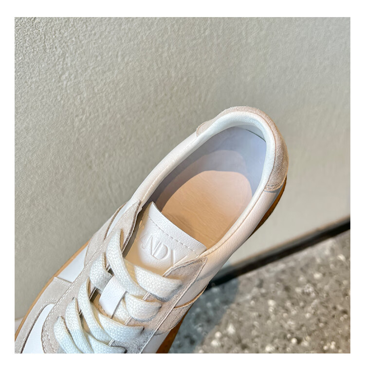 rockfish德训鞋 现货[大叔家]奶油芝士~德训鞋女新款休闲运动鞋小白鞋