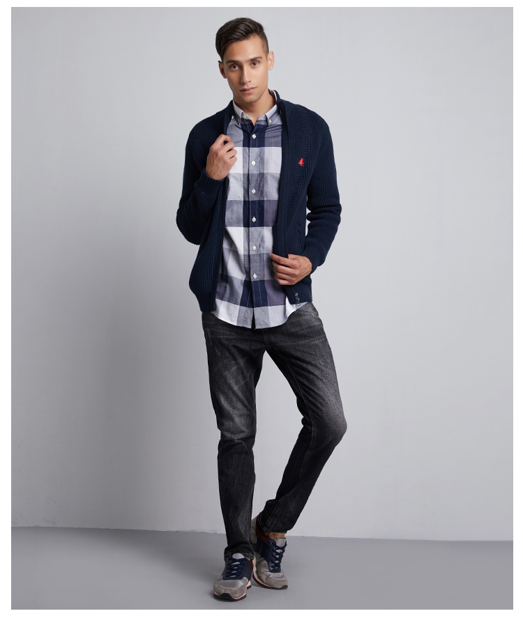 男装 针织衫 trek&travel trek&travel德国飞鹰秋季男士新款秋季纯棉