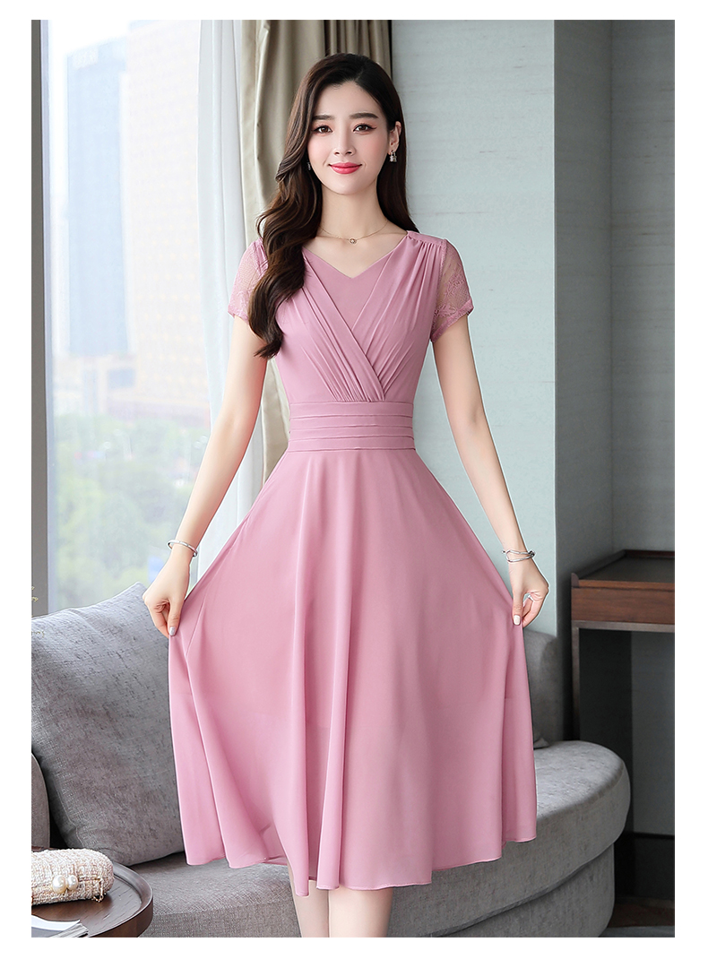 新娘敬酒服平时可穿2019夏装新款结婚礼服订婚显瘦回门雪纺连衣裙