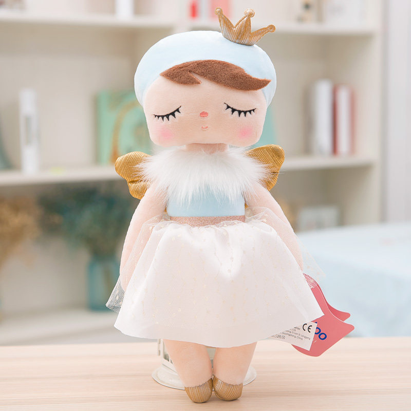 可爱安抚洋娃娃公仔毛绒玩具安吉拉公主女生玩偶儿童礼物陪睡安抚粉兔