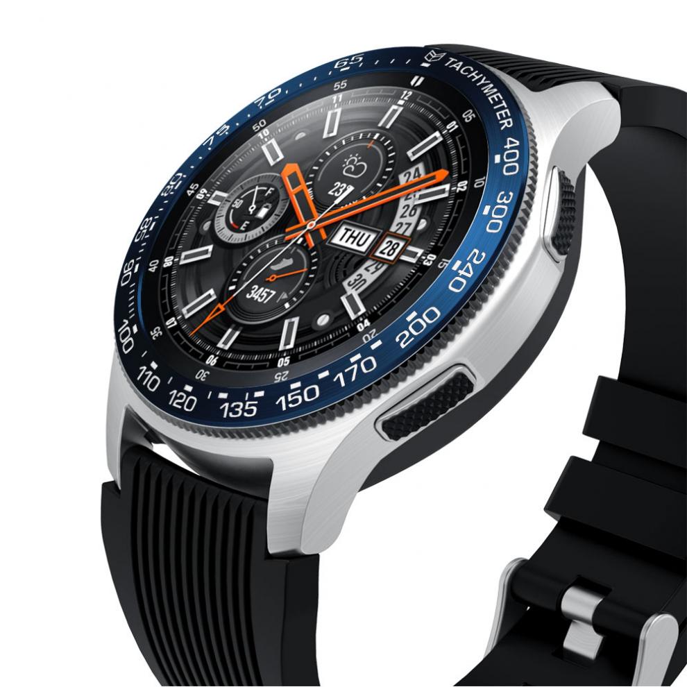 三星智能手表表圈三星galaxy watch 46mm gear s3屏幕保护表壳套 红色