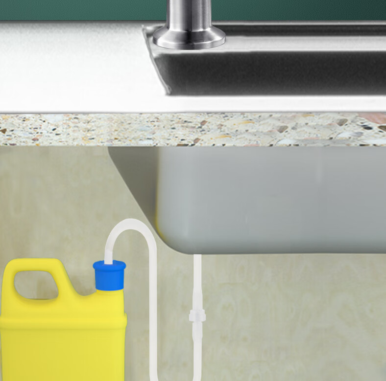 皂液器洗洁精按压器延长管上液软管长管不锈钢软抽管水槽 套装4:加长