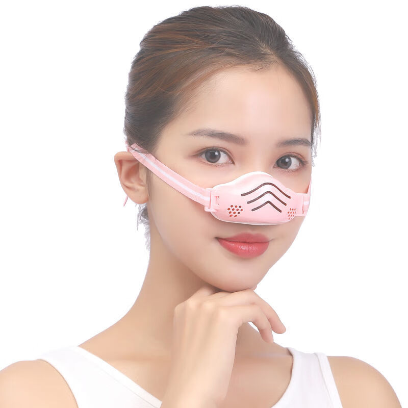 新款鼻炎过敏防护鼻罩睡觉男女纯棉防尘防冻防空调冷气透气 yqs灰色