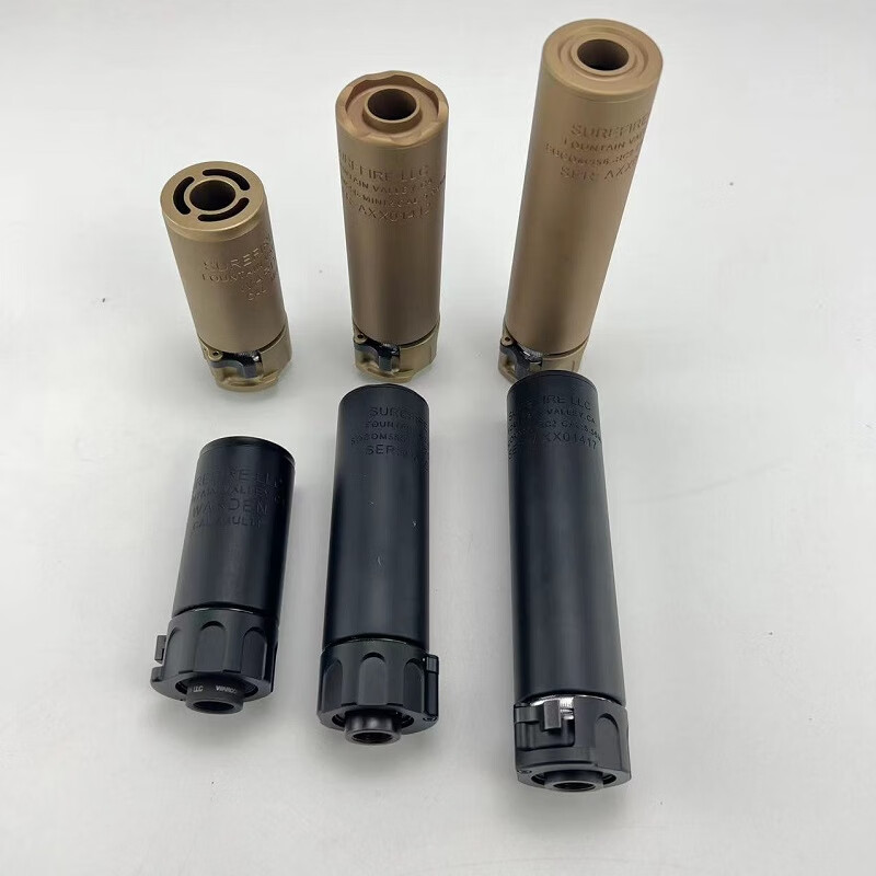 【旗舰好品】消音器快排钢制磷化快拆消音器14逆牙llcwarden/socomsf