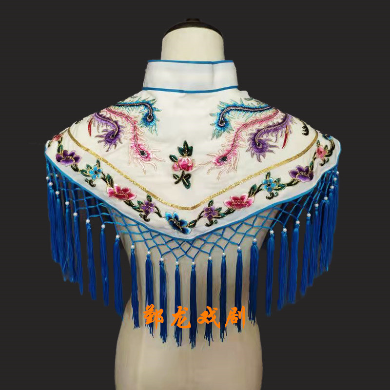 簘蕥 京剧服装 新品戏剧戏曲贵妃醉酒服装表演戏服服绣凤花云肩披肩