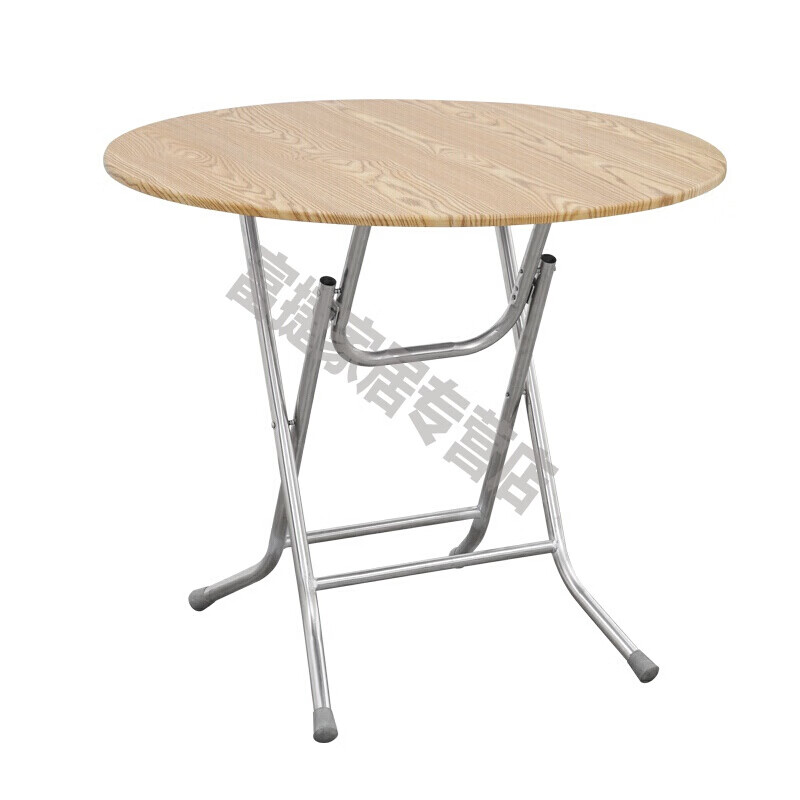 年货节2022新年折叠圆桌餐桌家用简易可折叠6人小户型8人大简易圆形