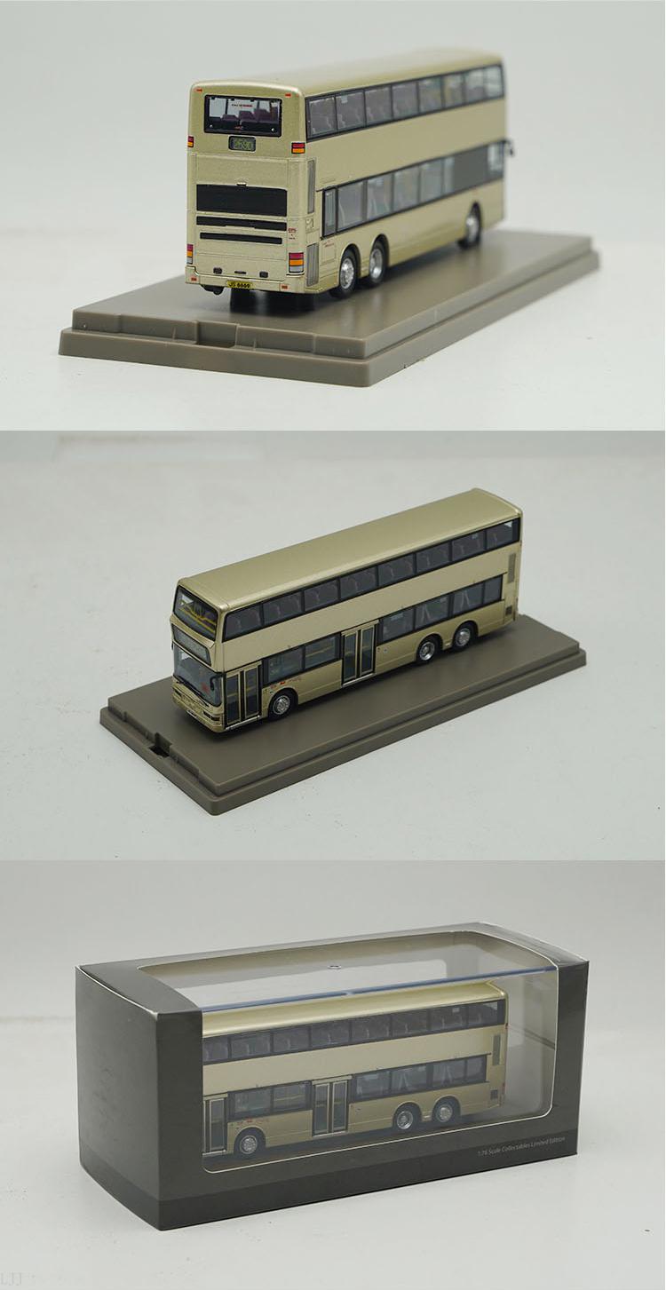 九巴巴士模型1:76香港九巴双层巴士模型奔驰 man 沃尔沃 dennis合金
