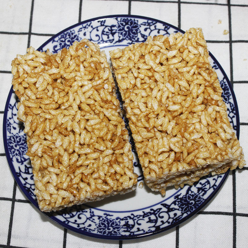 广西红糖米花糖爆米花糖酥脆糖糤8090后怀旧儿时年货零食 红糖细米 米