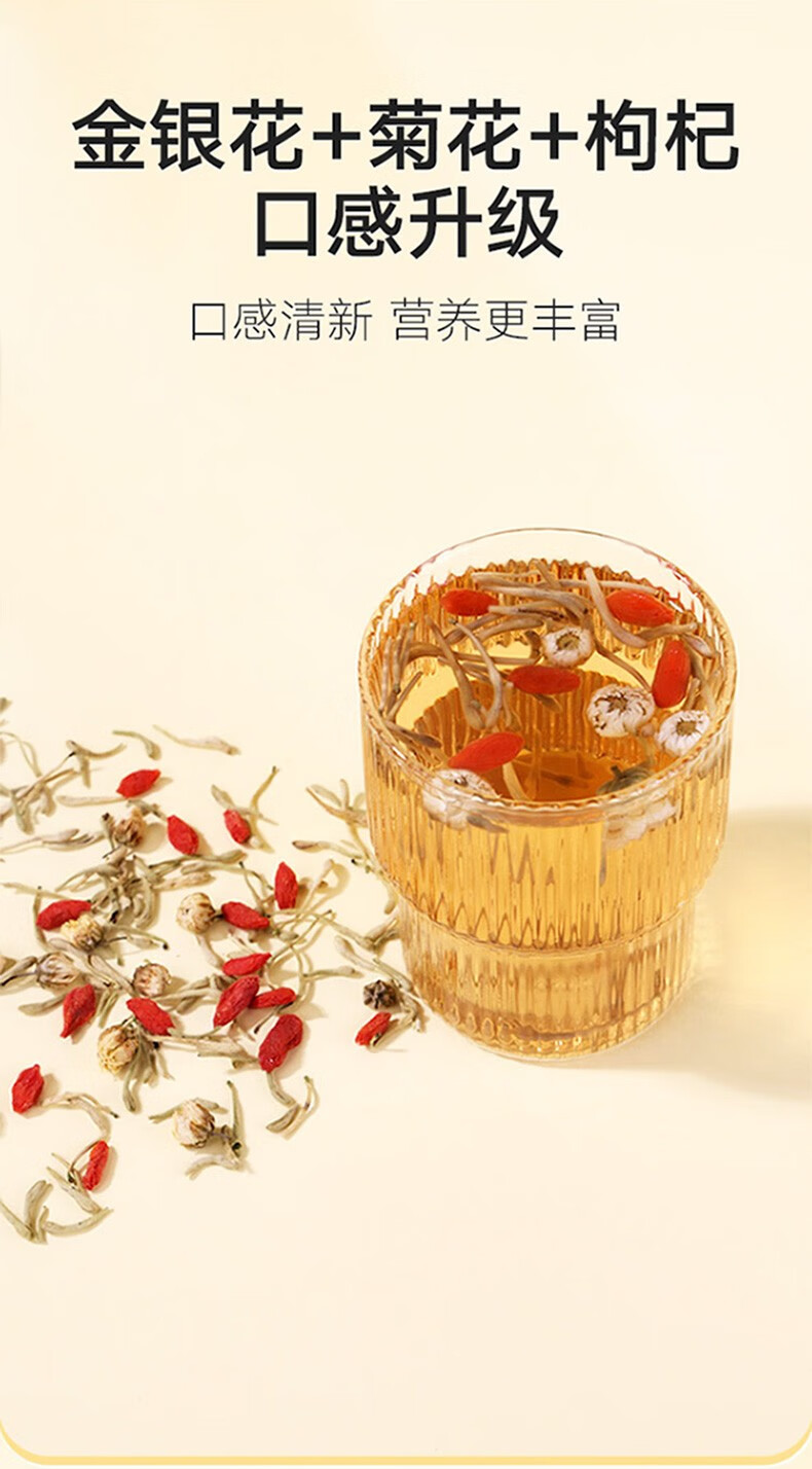 北京同仁堂 金银花罐装60g 山东 可搭菊花 枸杞 胖大海 代茶饮fy6