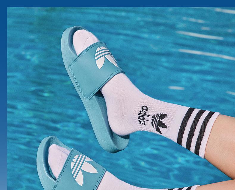 阿迪达斯户外拖鞋_adidas 阿迪达斯 三叶草 ADILETTE LITE W 中性运动拖鞋 FY6542