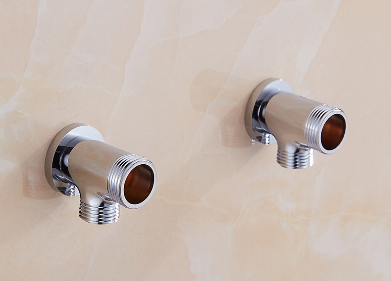 简约美观铜暗改明配件移位器花洒暗装转明装淋浴水龙头转换接头 明装