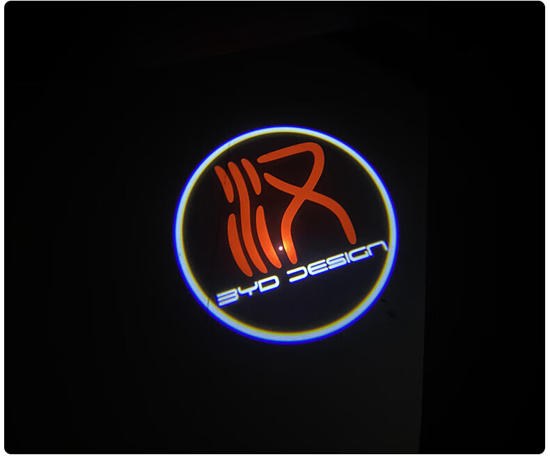 适用于22款比亚迪汉dmi/dmp车门迎宾灯汉ev内饰投影灯氛围灯改装件 22