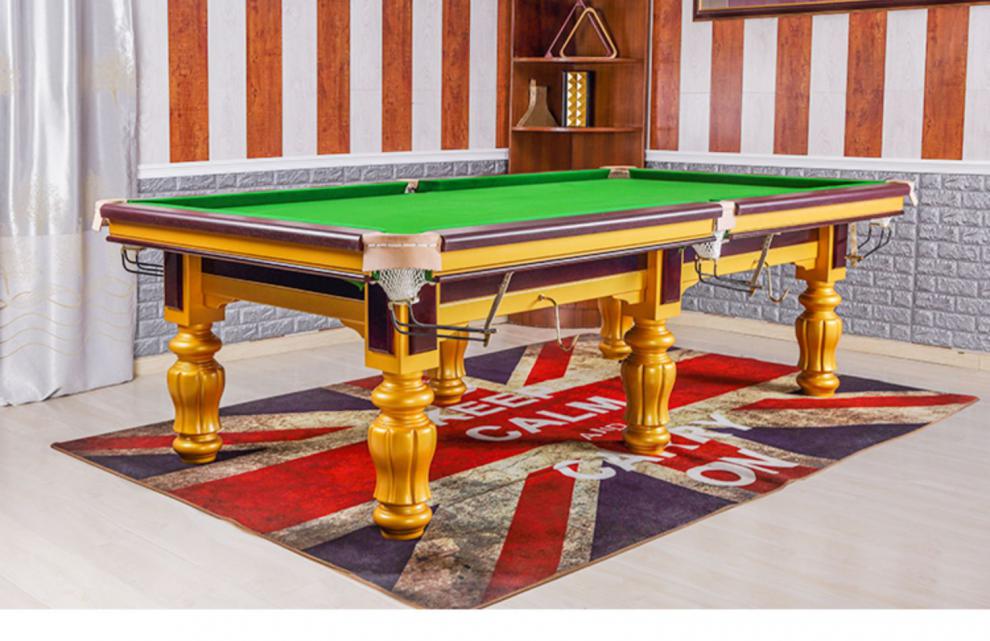 美式桌球台黑八球房中式商用台球案子星牌同款 鼎配【图片 价格 品牌