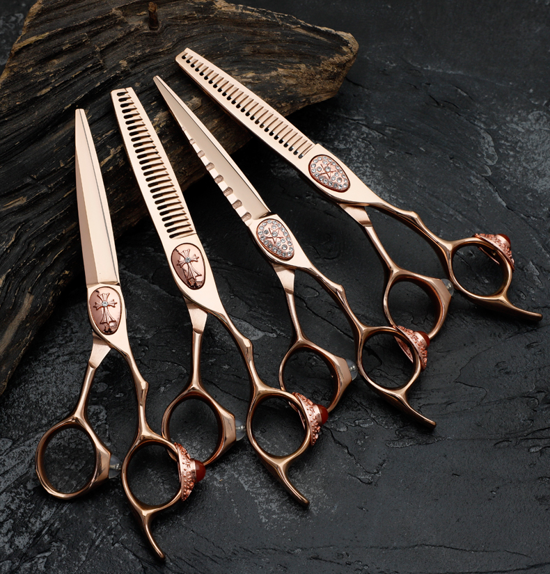 日本鸡牌剪刀日本火山鸡牌美发.剪刀水谷大武士理发.