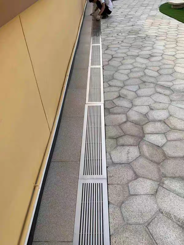 星霏 定制304不锈钢盖板雨水篦子走廊别墅小院花园庭院下水道排水地沟