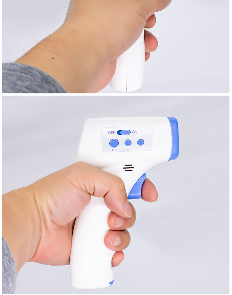 体温枪红外测温仪额温电子温控枪体温计防疫精准工厂非接触式家用