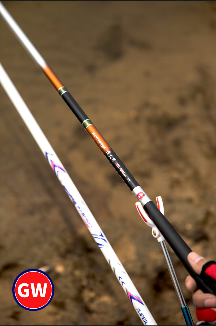 光威鱼竿捍太郎综合竿轻硬28调综合竿手杆台钓鲤鱼竿捍太郎54米竿稍