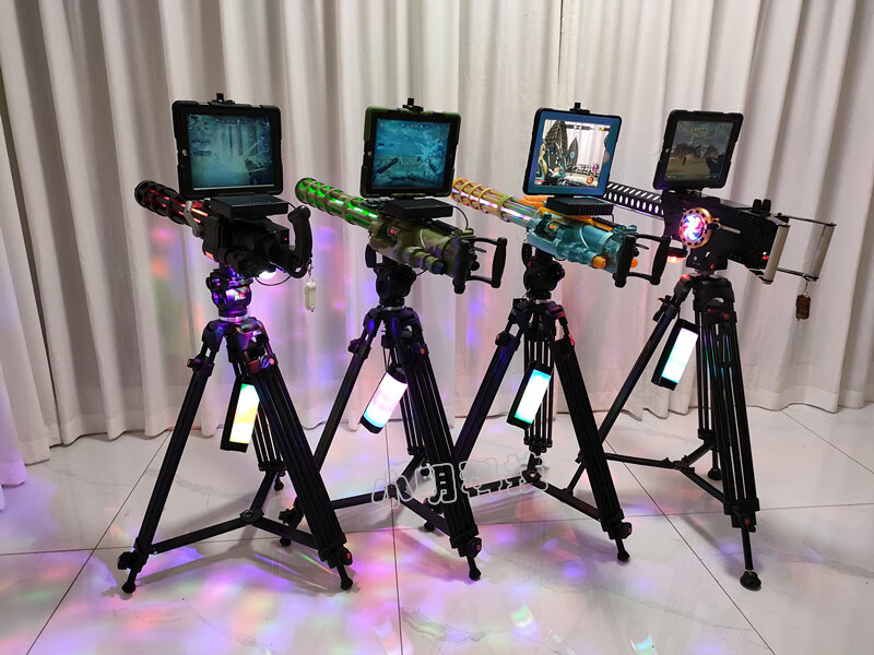 加特林摆摊黑科技ar加特林实景射击游戏枪/机抖音快手同款夜市摆摊