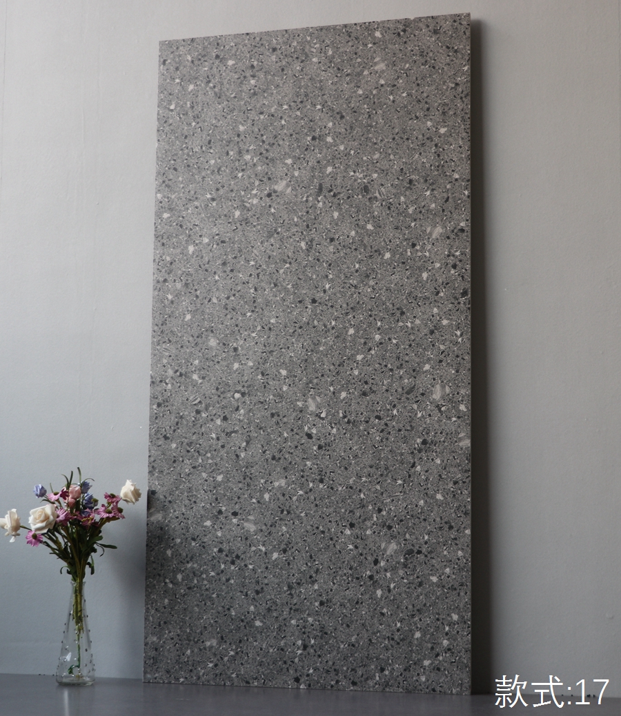 仿水磨石通体瓷砖600x1200大板客餐厅全瓷地砖健身房会议室仿古砖