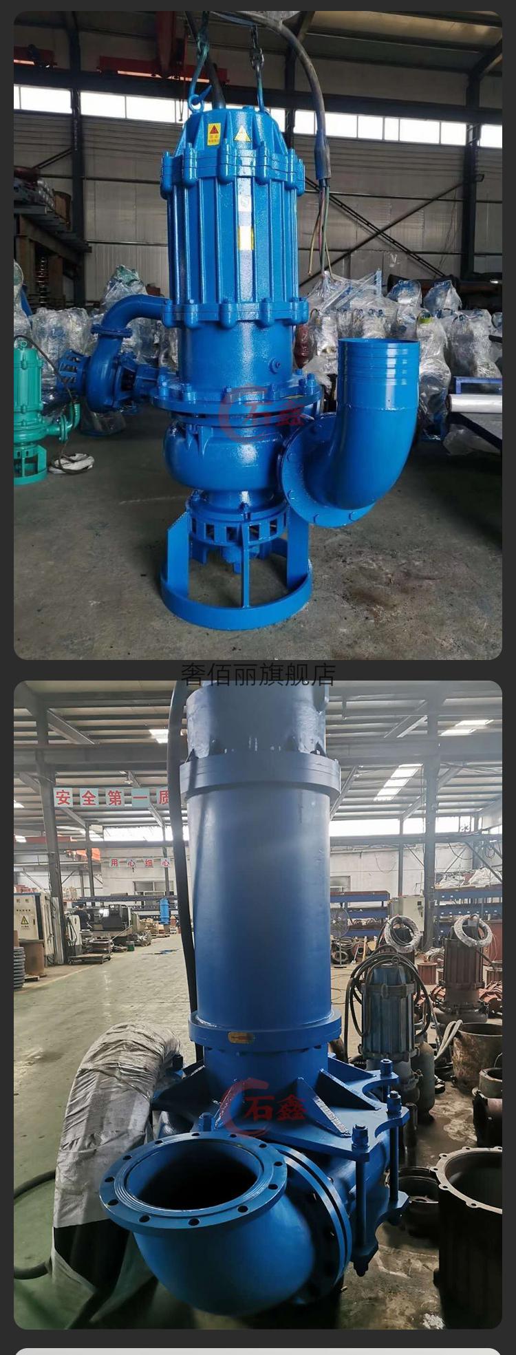 zjq潜水渣浆泵6寸耐磨潜水抽沙泵nsq潜水泥浆泵河道清淤泵排污泵 100