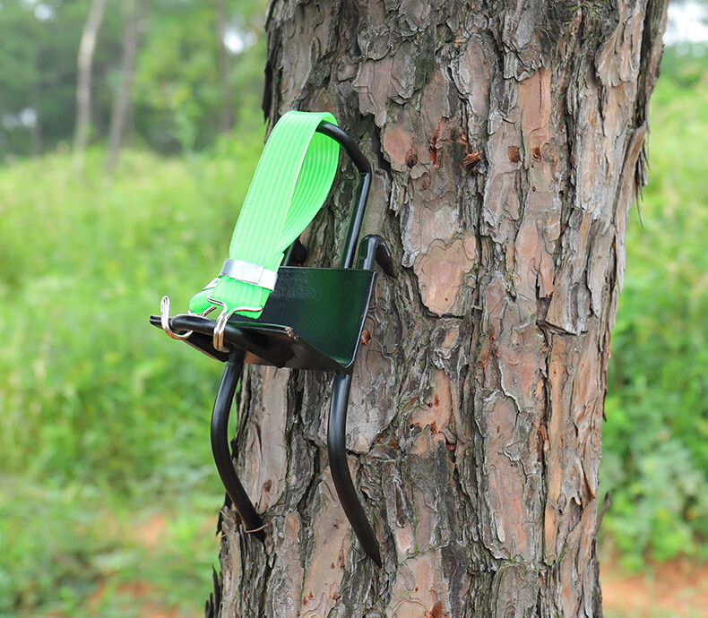 爬树神器 上树专用工具爬树神器猫爪爬树神器钢爪脚扎子防滑翻不锈钢