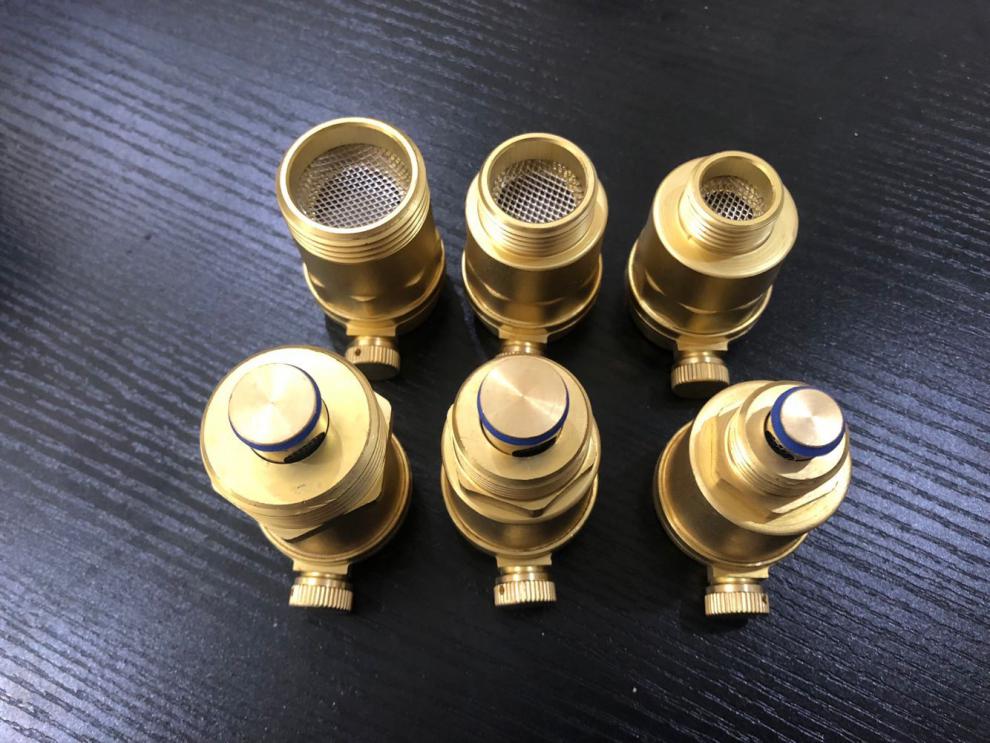 不锈钢排气阀4分6分1寸304丝扣自动排气阀管道水管暖气放气阀dn15