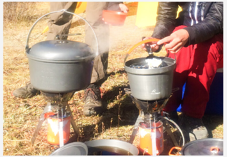 火枫 户外大锅炒锅烧饭锅团队多人聚餐拓展野餐野炊涮锅蒸锅 山舍中式