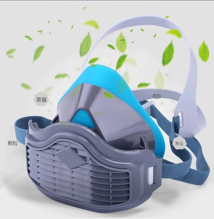 焊工专用防烟电焊口罩防尘焊接硅胶烧焊氩弧焊接金属防焊烟 面具 40片