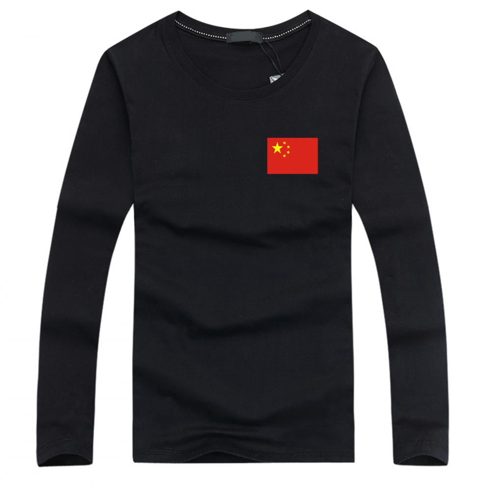 军品t恤野战军衣服中国旗男士长袖丅桖军迷纯棉宽松大码打底衫特种军