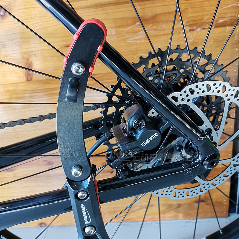 【京选优品】公路车脚撑自行车边支撑山地车停车架公路车铝合金可调节