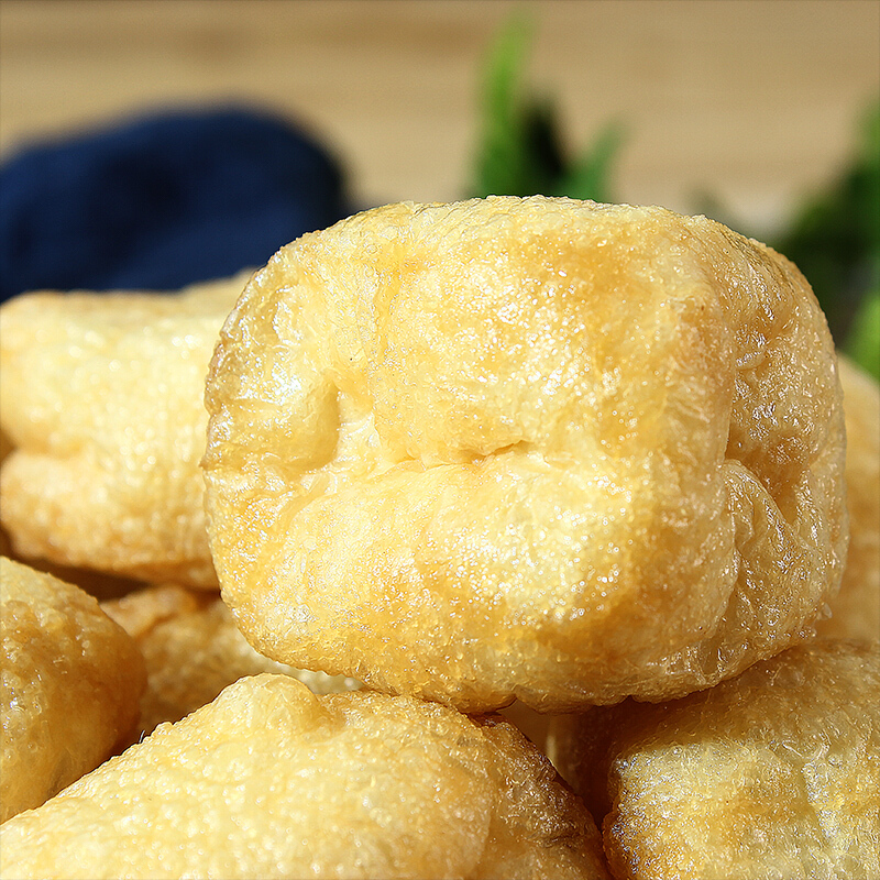 油豆腐豆腐泡空心豆腐豆腐泡油湖北炸豆泡2斤【图片