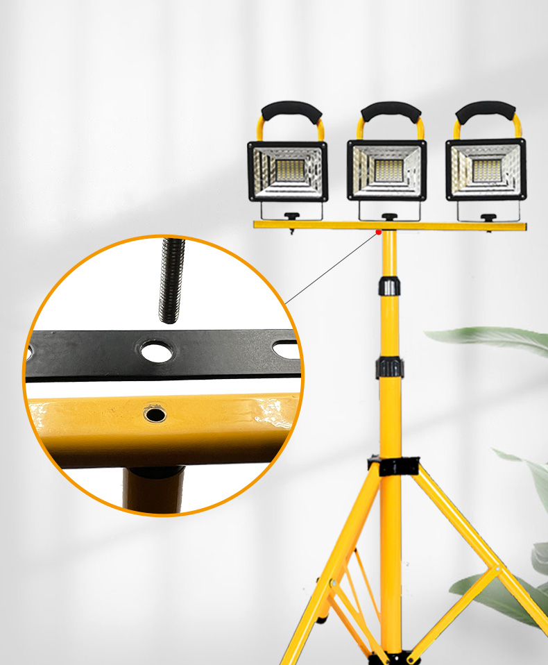 小米mi品质灯架子投光灯支架日光灯2米3米伸缩便携球场工地应急施工