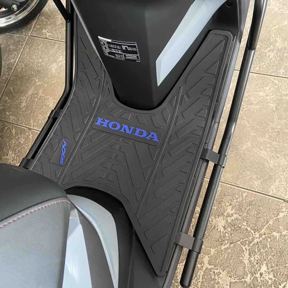 本田nx125专用摩托车脚垫改装配件脚踏皮wh125t-9d nx125专用脚垫黑字