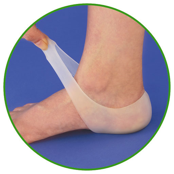 脚后跟干裂开裂防裂套保湿袜足跟疼痛防磨护足男女保护套·定制 透明