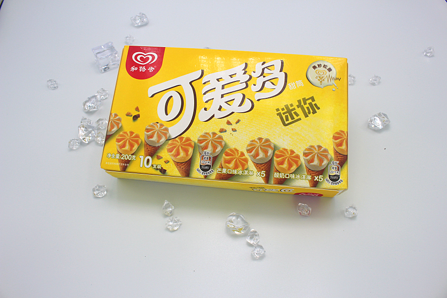 奶昔香草牛奶草莓味雪糕批冷饮 1盒-草莓 蓝莓(可爱多迷你)【图片