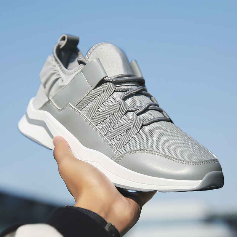 潮以纯男装官方【1097】秋款男士运动鞋39-4458 黑色 44