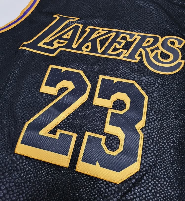 nike耐克nba湖人队23号詹姆斯球衣小皇帝james潮流刺绣版透气蓝球服