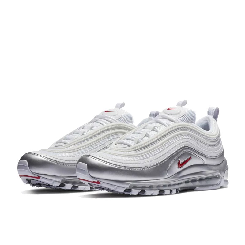 耐克(nike)air max 97男子子弹头运动气垫跑步鞋 dh1085 dm8588 白绿