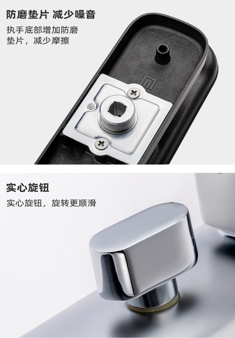 名门静音门锁室内木门锁卧室卫生间房门直推拉门锁家用推拉锁机械锁