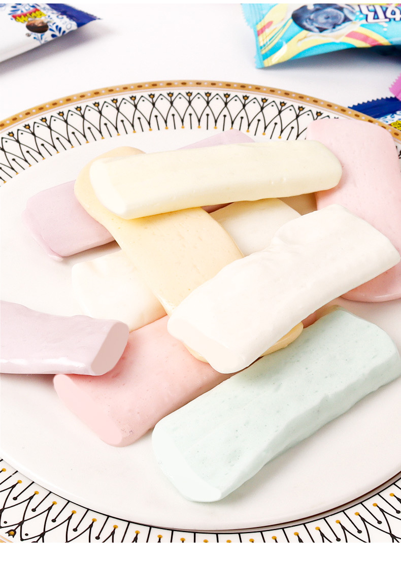 老酸奶拉丝软糖网红风味奶糖混合多口味糖果怀旧休闲零食批发 混合多