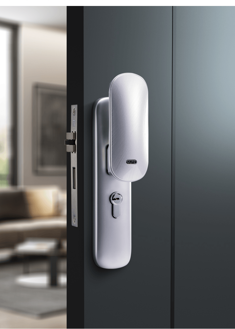 名门静音门锁室内木门锁卧室卫生间房门直推拉门锁家用推拉锁机械锁