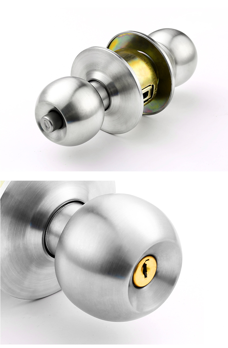 小米mi生态米家同款门锁家用通用型球形锁室内卧室卫生间锁具老式房