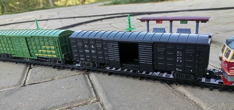 拼装仿真东风蒸汽火车模型奋发东风长仿真电动轨道蒸汽高铁绿皮小火车